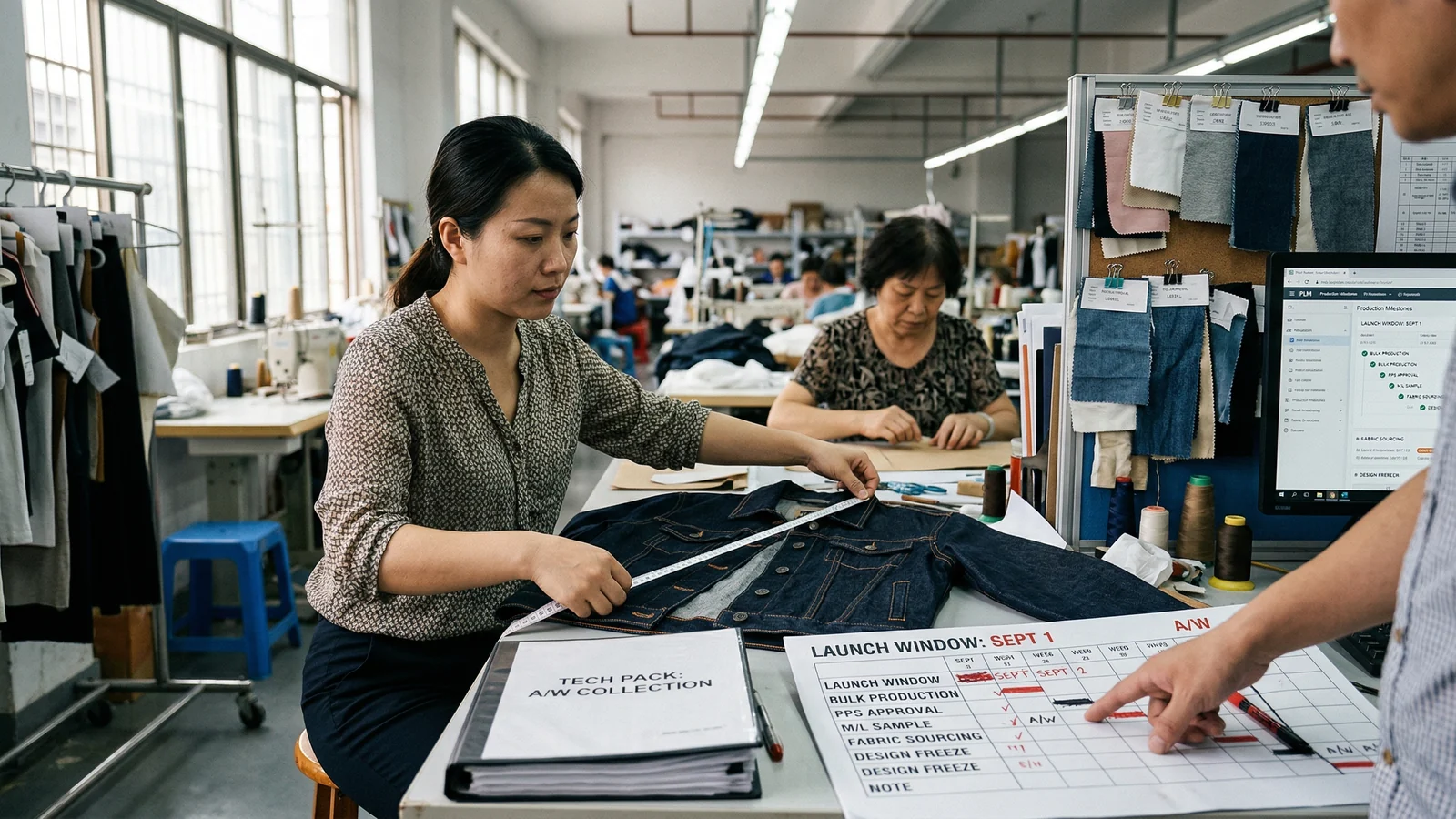 What good planning looks like when planning a small brand production calendar in a real apparel production context for the StitchQuote guide How to Plan a Small Brand Production Calendar