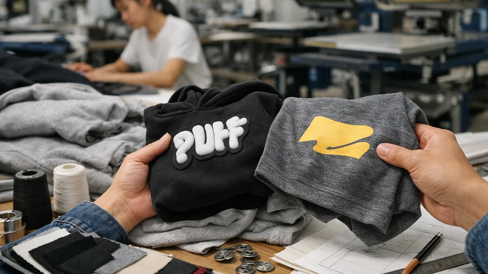 Define the product brief before you compare Puff Print and Screen Print for Streetwear in a real apparel production context for the StitchQuote guide Puff Print vs Screen Print for Streetwear