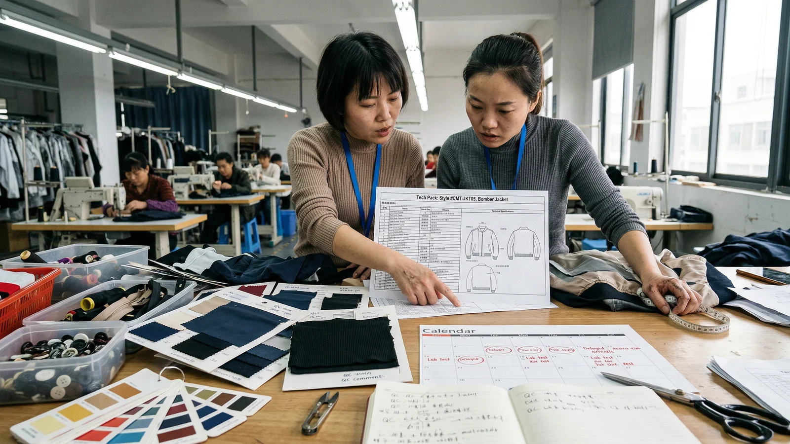 Why CMT can create cost, timing, and quality problems in a real apparel production context for the StitchQuote guide What Is CMT in Garment Manufacturing