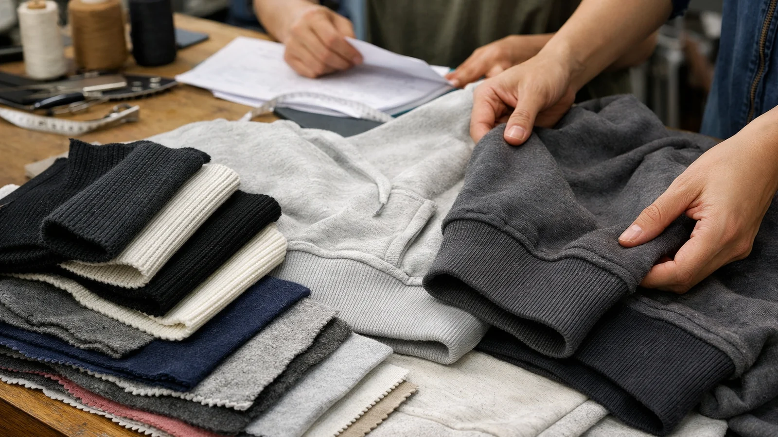 The shortcut that usually creates confusion in a real apparel production context for the StitchQuote guide What Is Rib Weight and Why It Matters in Hoodies