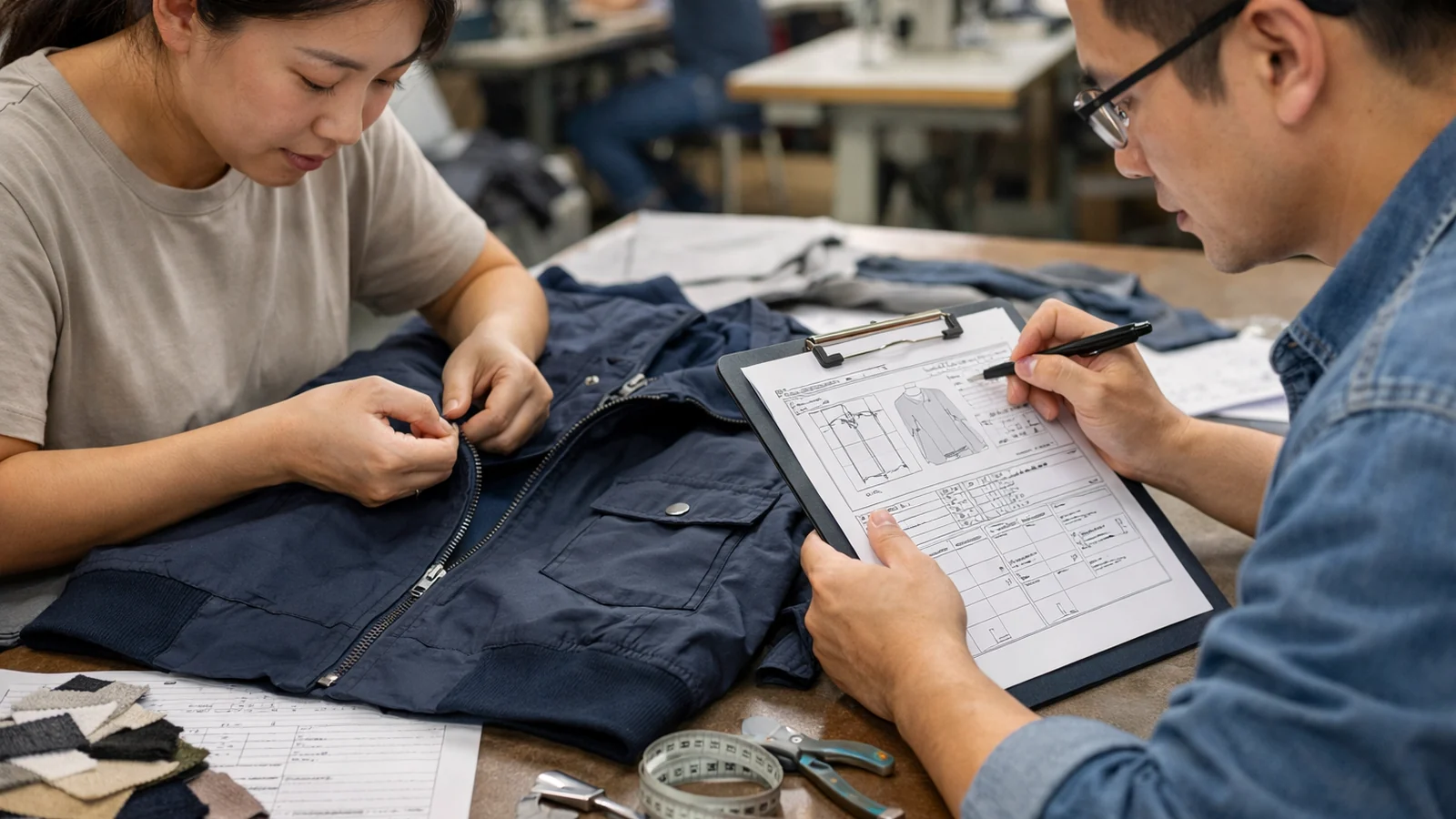 Why what to Check Before You Approve a Salesman Sample matters more than it first appears in a real apparel production context for the StitchQuote guide What to Check Before You Approve a Salesman Sample