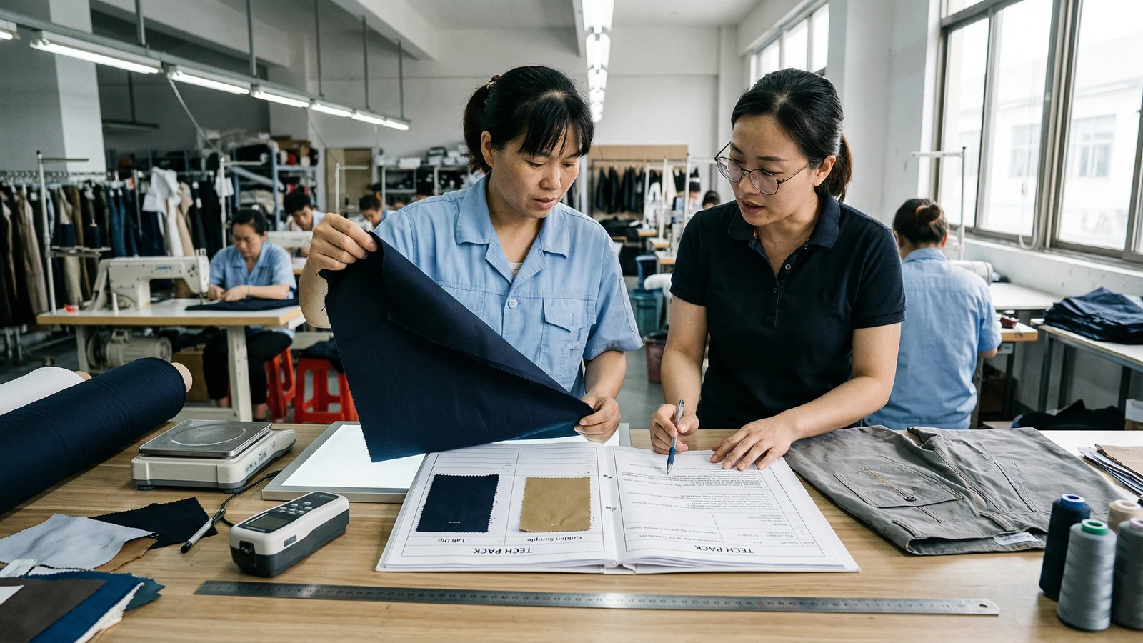 How to reduce the risk without overbuilding the brief in a real apparel production context for the StitchQuote guide Why Bulk Fabric Approval Matters Before Production