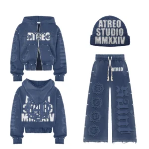 Rhinestone Zip Up Hoodie product image 1