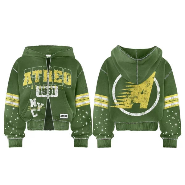 Rhinestone Zip Up Hoodie image 05 | StitchQuote Rhinestone Zip Up Hoodie product image for private label streetwear manufacturing, view 5