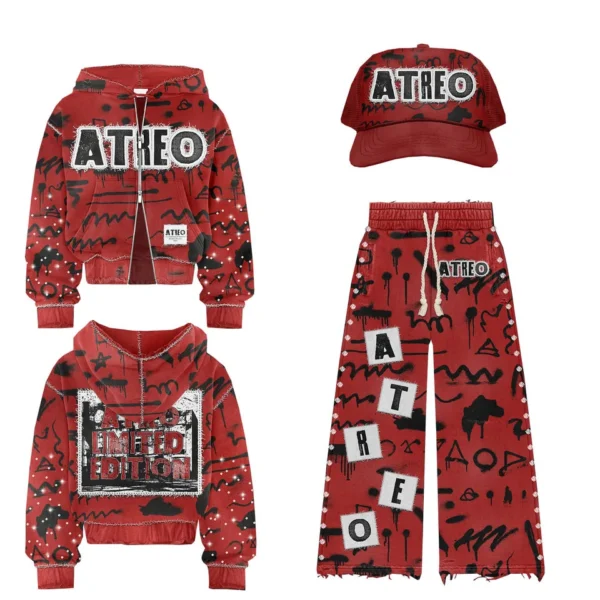 Rhinestone Zip Up Hoodie image 06 | StitchQuote Rhinestone Zip Up Hoodie product image for private label streetwear manufacturing, view 6