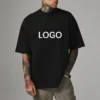 YITE Custom Printed Dropped Shoulders Tee Shirts 250 Gsm Heavyweight Plain Boxy YITE Custom Printed Dropped Shoulders Tee Shirts 250 Gsm Heavyweight Plain Boxy image 2