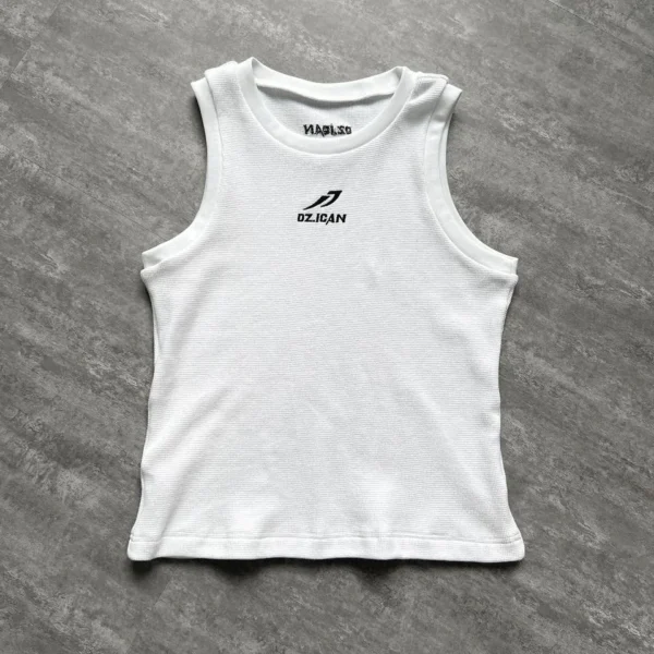 YITE OEM Men's Sports Oversized Waffle Sleeveless T Shirt High Quality Cotton YITE OEM Men's Sports Oversized Waffle Sleeveless T Shirt High Quality Cotton image 1