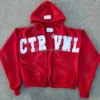 Distressed Zip Up Hoodie | StitchQuote image 04 Distressed Zip Up Hoodie product image 4