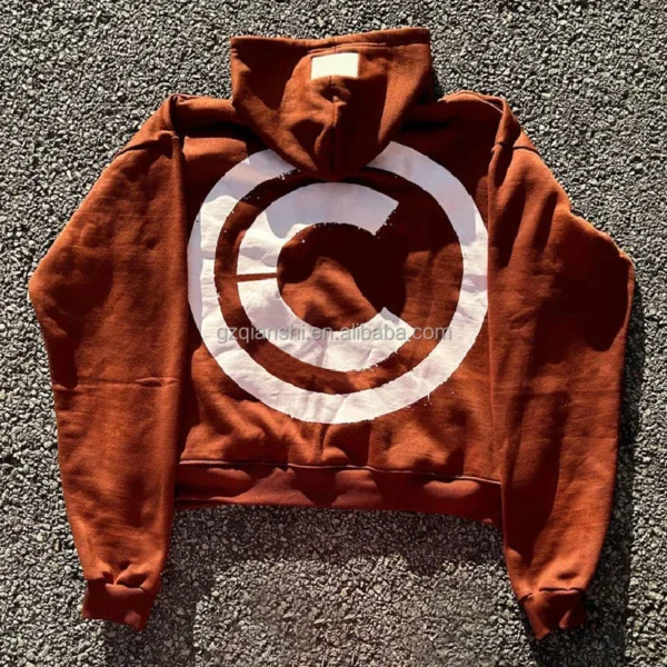 Distressed Zip Up Hoodie | StitchQuote image 06 Distressed Zip Up Hoodie product image 6