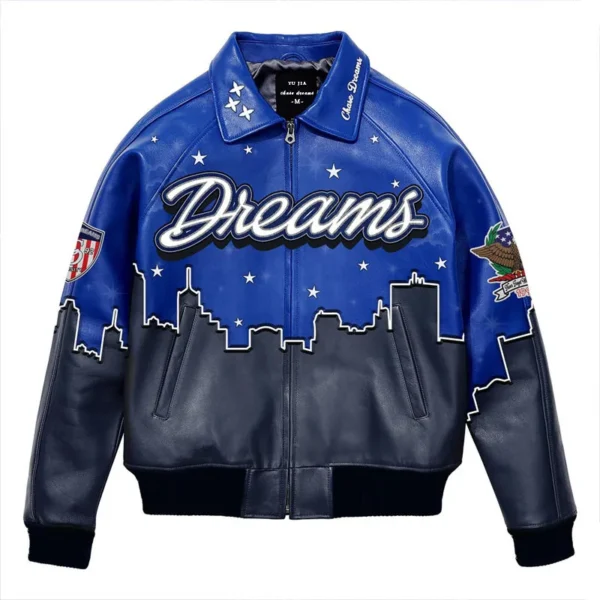 Winter Leather Varsity Jacket image 01 | StitchQuote Winter Leather Varsity Jacket product image for private label streetwear manufacturing