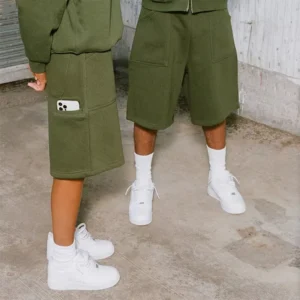 Baggy Cotton Streetwear Shorts image 01 | StitchQuote Baggy Cotton Streetwear Shorts product image for private label streetwear manufacturing