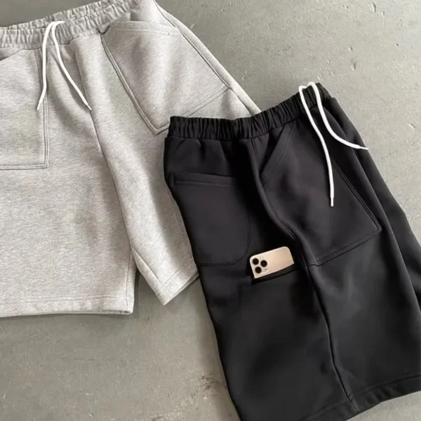 YITE Custom Cotton Casual Men's Bermuda Sweat Shorts De Hombre High Quality YITE Custom Cotton Casual Men's Bermuda Sweat Shorts De Hombre High Quality image 2