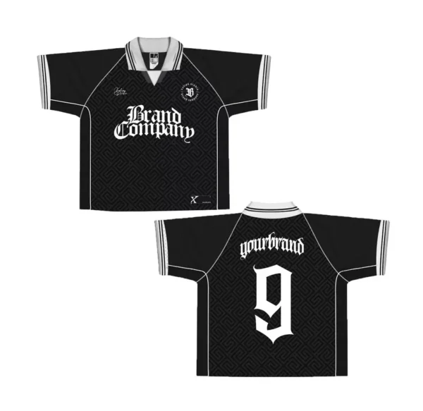 Unisex Custom Football Jerseys Mesh Polo Streetwear Wholesale Supplier Maillot De Foot image 4