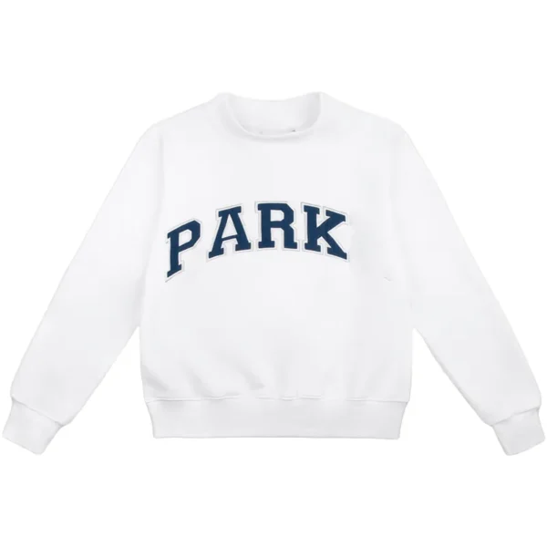 Varsity Crewneck Sweatshirt product image for private label streetwear manufacturing