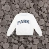 Varsity Crewneck Sweatshirt product image for private label streetwear manufacturing, view 2