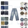 Patchwork Denim Trucker Jacket product image for private label denim manufacturing, view 3
