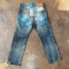 Wide Leg Patchwork Denim Jeans | StitchQuote image 02 Wide Leg Patchwork Denim Jeans product image 2