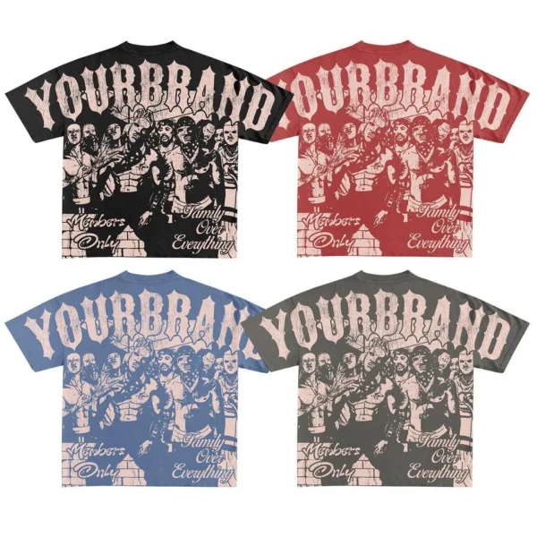 Vintage Screen Print Graphic T-Shirt | StitchQuote image 02 Vintage Screen Print Graphic T-Shirt product image 2