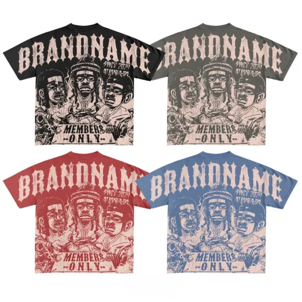 Vintage Screen Print Graphic T-Shirt | StitchQuote image 03 Vintage Screen Print Graphic T-Shirt product image 3