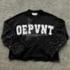 Custom Boxy Waffle Shirt Distressed Screen Printing Double Layered Long Sleeve T-shirt Custom Boxy Waffle Shirt Distressed Screen Printing Double Layered Long Sleeve T-shirt image 4