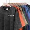 YITE Hip Hop Streetwear 250 Gsm Heavy Weight Oversize Washed T Shirt YITE Hip Hop Streetwear 250 Gsm Heavy Weight Oversize Washed T Shirt image 1