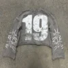 Custom Cotton Acid Washed Tee Shirt Heavyweight T-shirt Thermal Screen Printing Vintage image 3