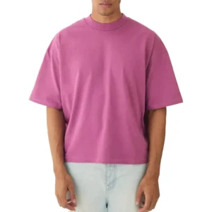 Wholesale Custom Logo Organic 100% Cotton Clean Fit Drop Shoulder Boxy Cropped Wholesale Custom Logo Organic 100% Cotton Clean Fit Drop Shoulder Boxy Cropped image 1