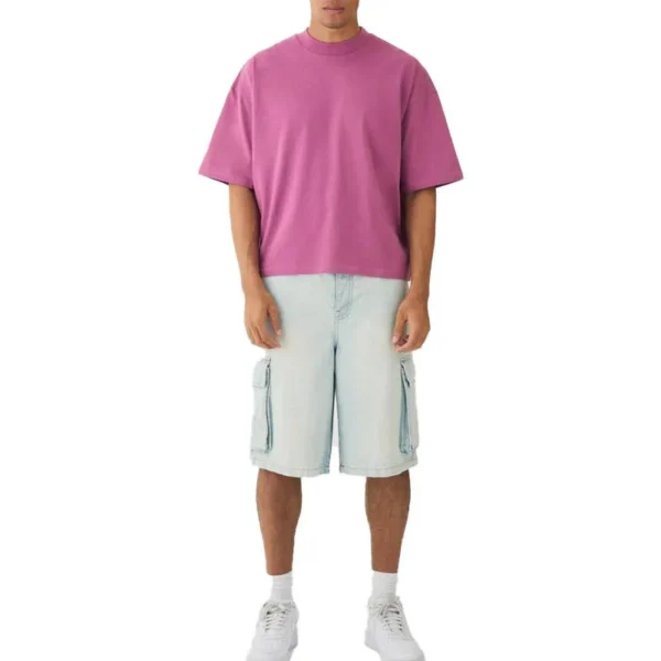 Wholesale Custom Logo Organic 100% Cotton Clean Fit Drop Shoulder Boxy Cropped Wholesale Custom Logo Organic 100% Cotton Clean Fit Drop Shoulder Boxy Cropped image 2