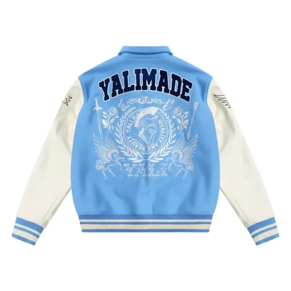 Wholesale Custom Streetwear ODM Designer Embroidered 700gsm Leather Varsity Letterman Winter Jacket Wholesale Custom Streetwear ODM Designer Embroidered 700gsm Leather Varsity Letterman Winter Jacket image 3