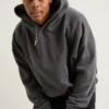 Wholesale Luxury Custom Heavyweight Men Oversized Hoodie Manufacturer Heavy Cotton 100% 500gsm image 2