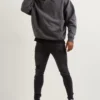 Wholesale Luxury Custom Heavyweight Men Oversized Hoodie Manufacturer Heavy Cotton 100% 500gsm image 3