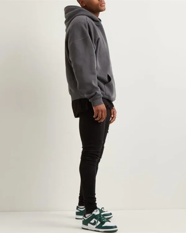 Wholesale Luxury Custom Heavyweight Men Oversized Hoodie Manufacturer Heavy Cotton 100% 500gsm image 4