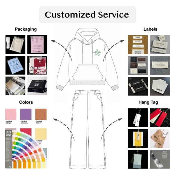 Wholesale Luxury Custom Heavyweight Men Oversized Hoodie Manufacturer Heavy Cotton 100% 500gsm image 5