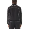 Wholesale Streetwear Manufacturer Athletic Nylon Reflective Zipper Tracksuit Men's Jacket with Piping Wholesale Streetwear Manufacturer Athletic Nylon Reflective Zipper Tracksuit Men's Jacket with Piping image 4