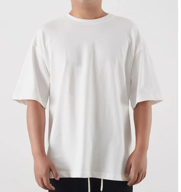 Manufacturer OEM 300 Gsm Heavy Cotton T-Shirt, High Quality Printing Heavy product image for private label apparel manufacturing, view 2