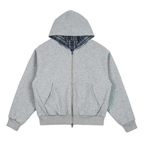 OEM/ODM Wholesale Retro Double Sided Trendy Brand Hoodies with Double Directional OEM/ODM Wholesale Retro Double Sided Trendy Brand Hoodies with Double Directional image 5