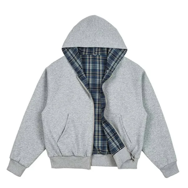 OEM/ODM Wholesale Retro Double Sided Trendy Brand Hoodies with Double Directional OEM/ODM Wholesale Retro Double Sided Trendy Brand Hoodies with Double Directional image 6