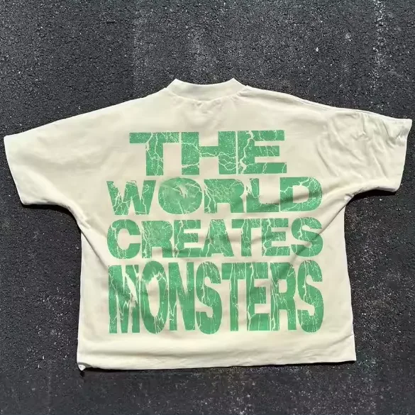 Boxy Cropped Graphic T-Shirt | StitchQuote image 02 Boxy Cropped Graphic T-Shirt product image 2