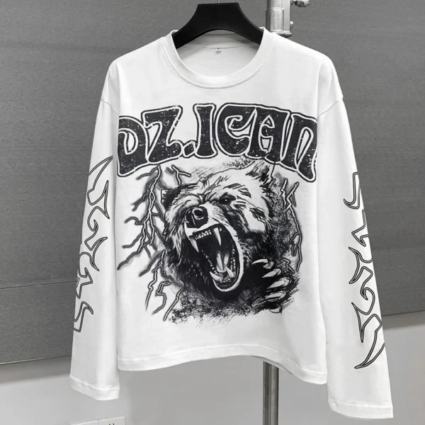 Heavyweight Long Sleeve Graphic T-Shirt | StitchQuote image 03 Heavyweight Long Sleeve Graphic T-Shirt product image 3