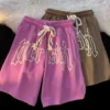 YITE Streetwear French Terry Oversized Football Shorts De Hombre Custom High Quality YITE Streetwear French Terry Oversized Football Shorts De Hombre Custom High Quality image 3
