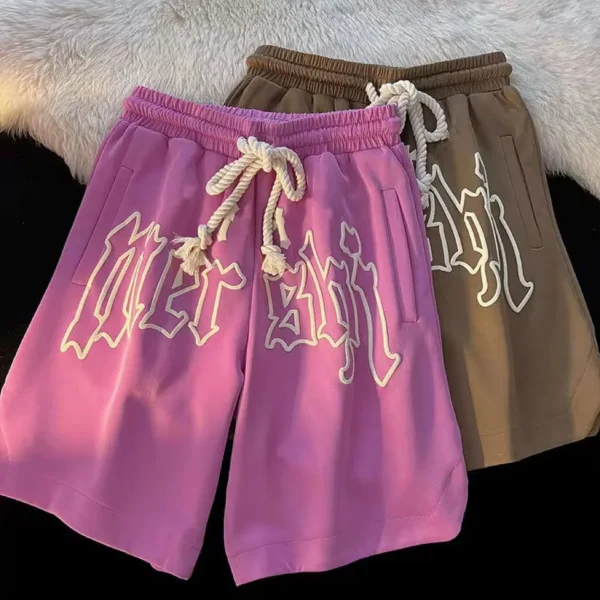YITE Streetwear French Terry Oversized Football Shorts De Hombre Custom High Quality YITE Streetwear French Terry Oversized Football Shorts De Hombre Custom High Quality image 3