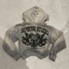 Rhinestone Zip Hoodie product image 3