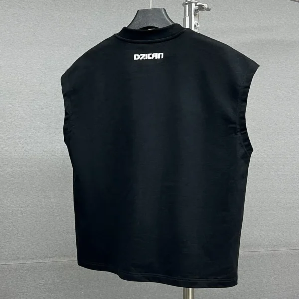 Boxy Streetwear T-Shirt product image for private label streetwear manufacturing, view 2