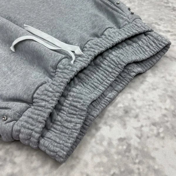 Oversized French Terry Zip Up Sweatsuit product image for private label streetwear manufacturing, view 5
