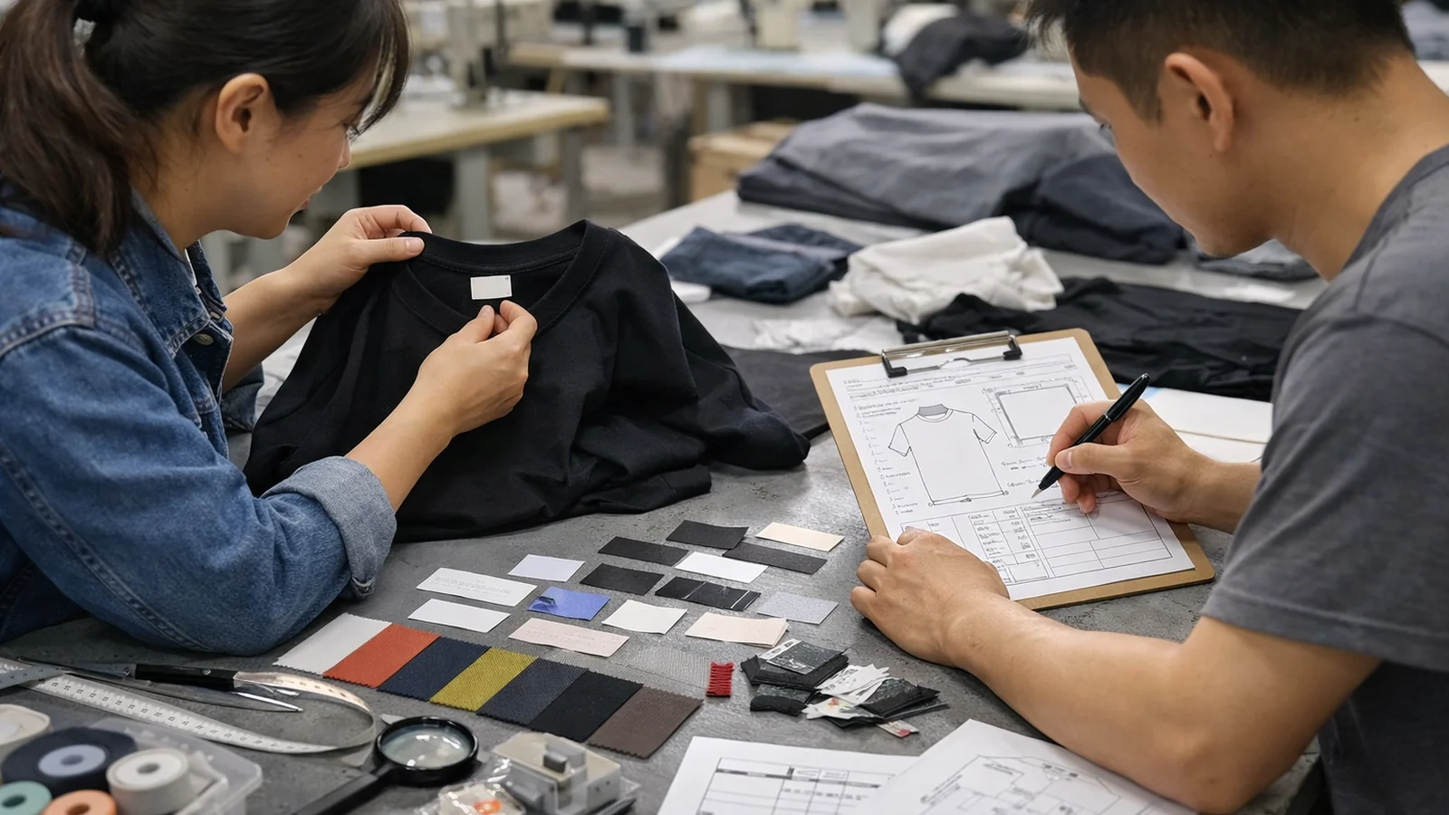 Choosing neck labels, woven labels, and heat transfers for apparel