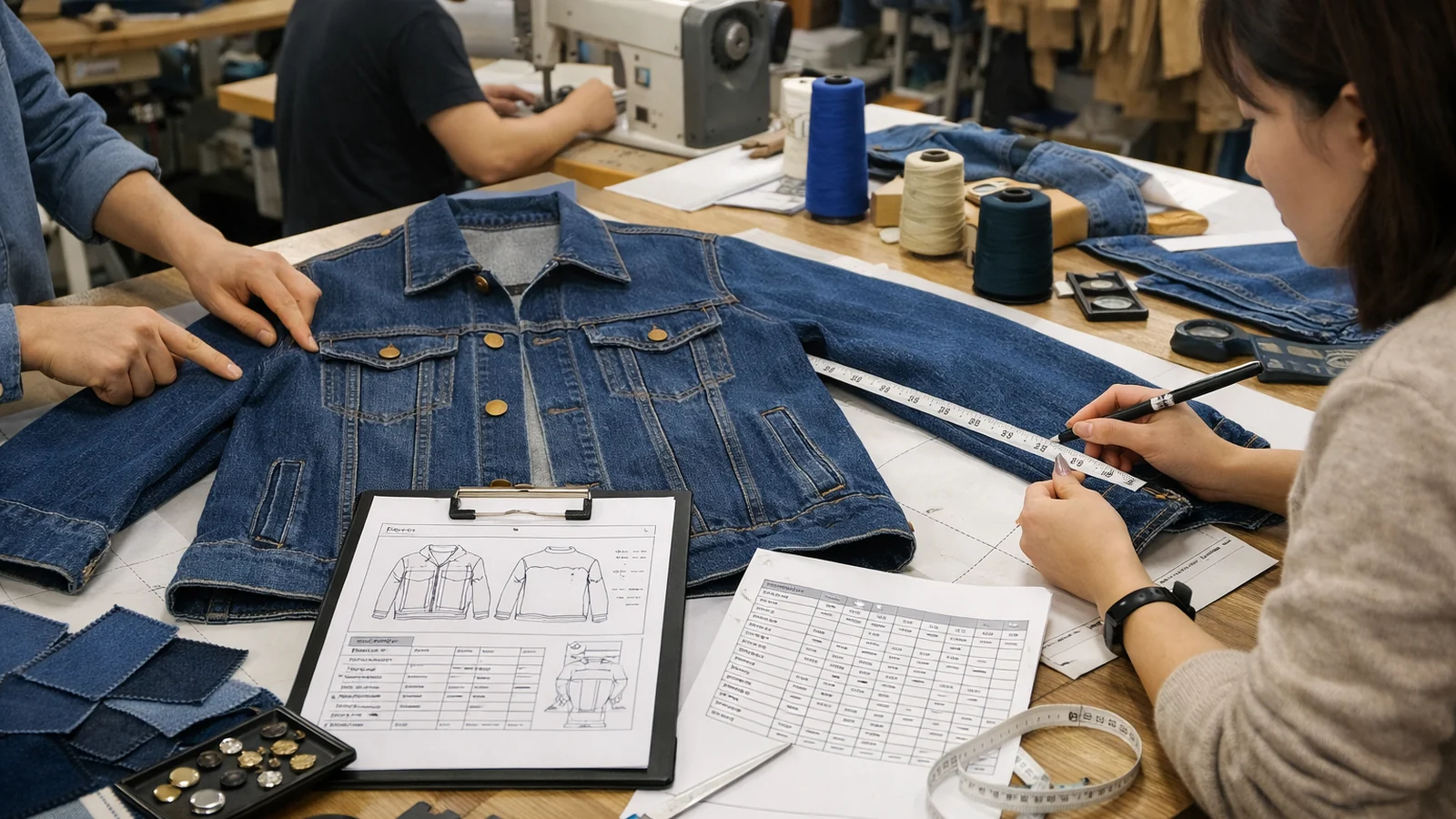 Developing a private label denim jacket program