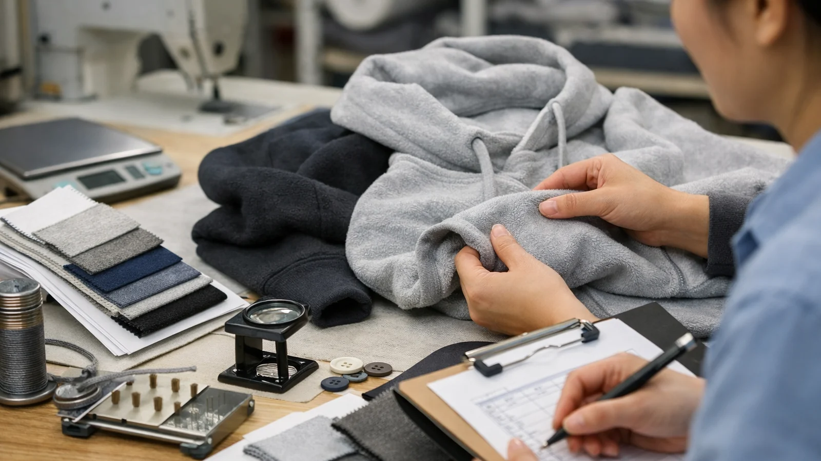 Reducing pilling risk in fleece hoodies