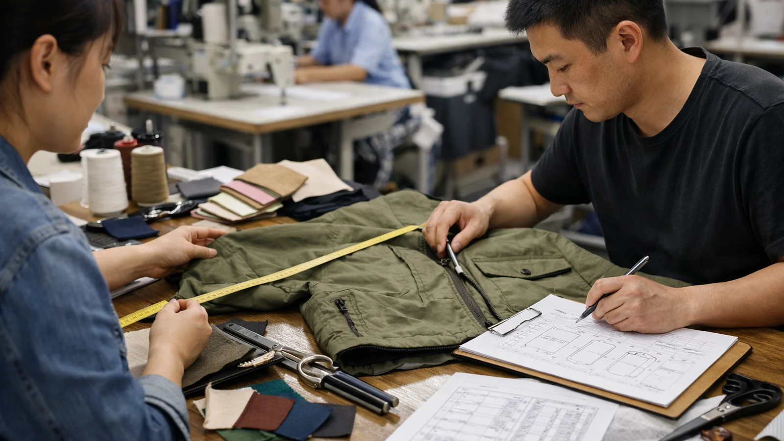 How factories run a productive sample review round