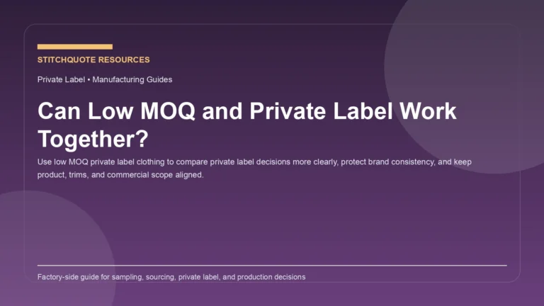 Can Low MOQ and Private Label Work Together?