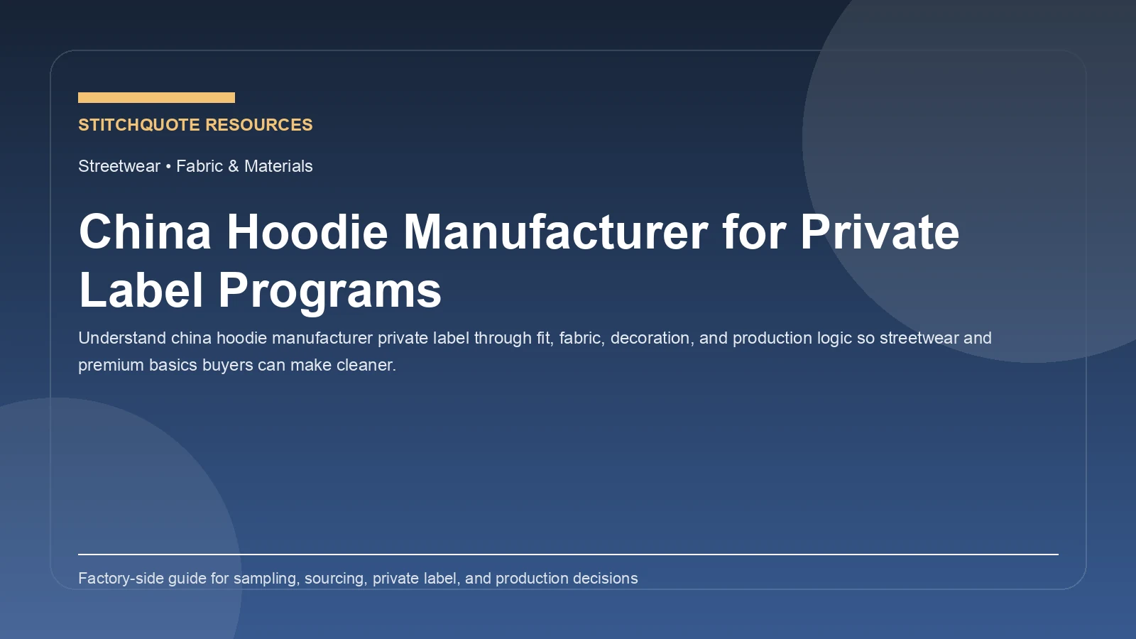 China Hoodie Manufacturer for Private Label Programs